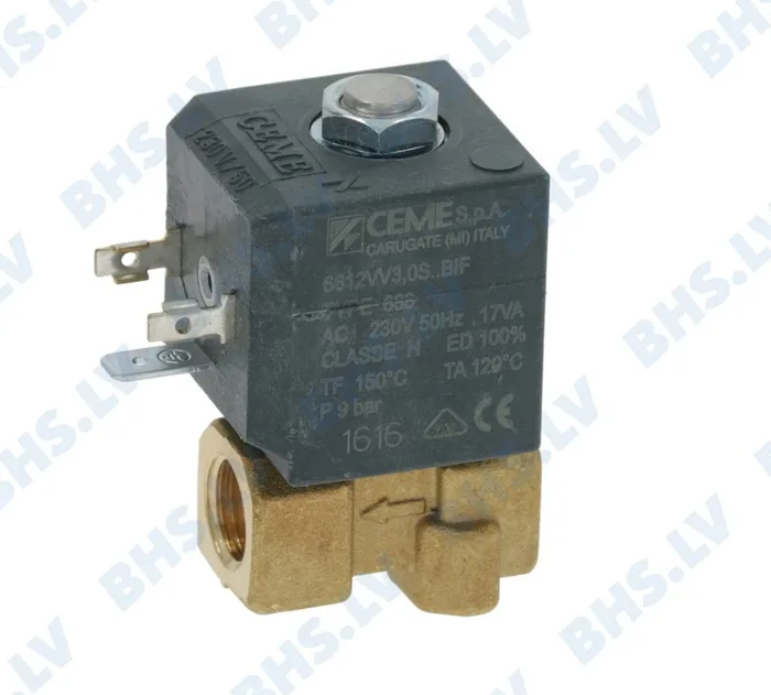 2-WAY SOLENOID VALVE CEME ø 1/4"F 230V L1120232
