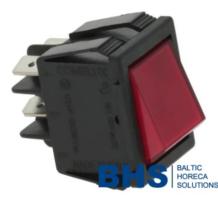 ASTORIA BIPOLAR SWITCH RED 16A 250V L3319019