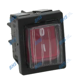BIPOLAR SWITCH RED 16A 250V L3319016