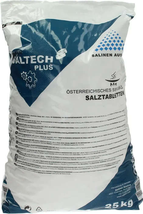 Sāls tabletes ūdens mīkstinātājam 25 kg 3010300