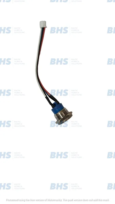 SCHAERER Inox 30V DC LED ring button white 079111 3370079111