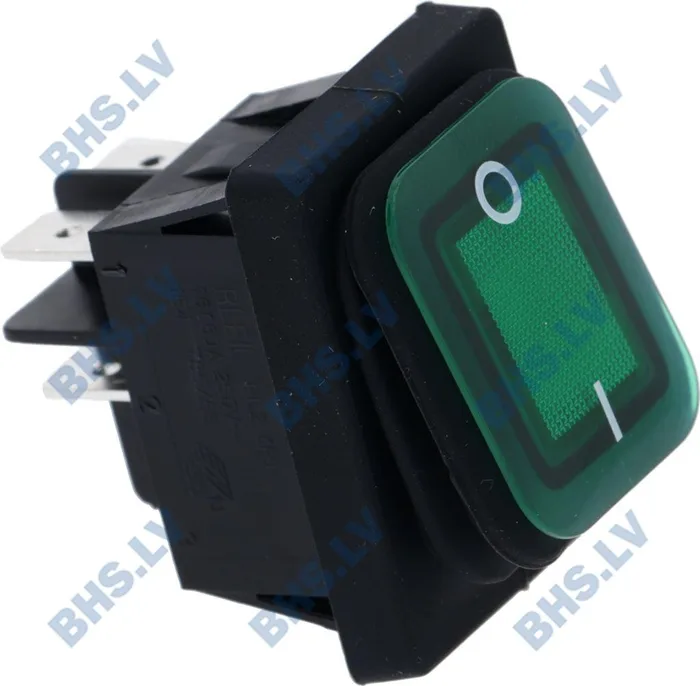SWITCH DOUBLE POLE GREEN 16A 250V L5172553